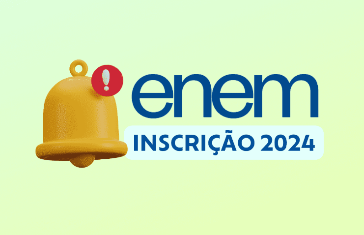 Imagem de compartilhamento para o artigo Inscrições para Enem 2024 começam nesta segunda; veja como participar da MS Todo dia